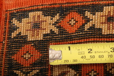 Shiraz Orange Hand Knotted 34 X 50  Area Rug 100-24678 Image 4