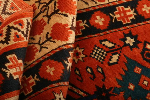 Shirvan Orange Hand Knotted 38 X 61  Area Rug 100-24680 Image 3