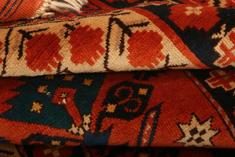 Shirvan Orange Hand Knotted 38 X 61  Area Rug 100-24680 Image 4