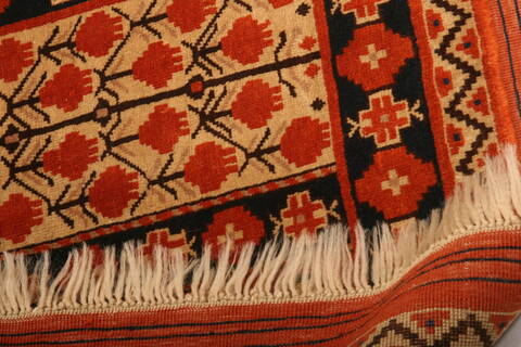 Shirvan Orange Hand Knotted 38 X 61  Area Rug 100-24680 Image 6