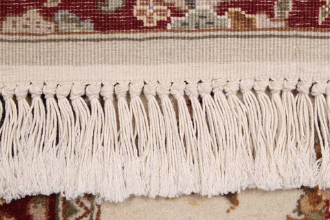 Sanandaj Beige Runner Hand Knotted 26 X 80  Area Rug 250-24687 Image 1