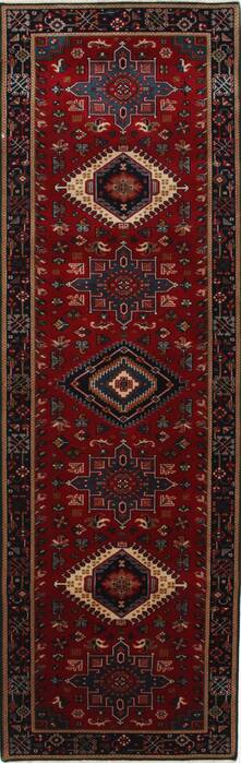 Karajeh Red Runner Hand Knotted 26 X 711  Area Rug 250-24689 Image 0