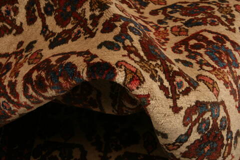 Qashqai Beige Hand Knotted 35 X 411  Area Rug 100-24694 Image 2