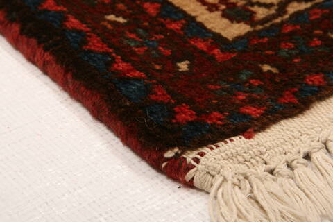 Qashqai Beige Hand Knotted 35 X 411  Area Rug 100-24694 Image 8