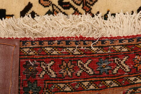Abadeh Beige Runner Hand Knotted 28 X 65  Area Rug 100-24713 Image 8