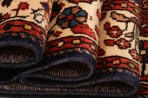 Zanjan Red Runner Hand Knotted 33 X 105  Area Rug 100-24718 Image 4