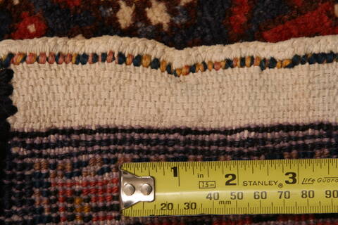 Zanjan Red Runner Hand Knotted 33 X 105  Area Rug 100-24718 Image 6