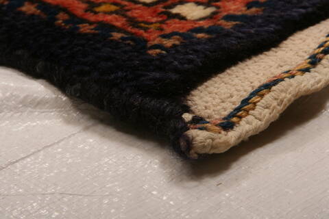 Zanjan Red Runner Hand Knotted 33 X 105  Area Rug 100-24718 Image 7