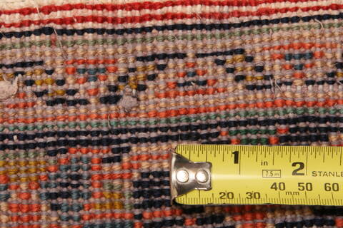 Mahal Red Runner Hand Knotted 35 X 113  Area Rug 100-24722 Image 4