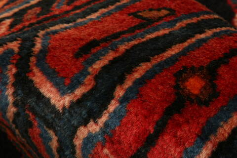 Nahavand Red Runner Hand Knotted 38 X 131  Area Rug 100-24729 Image 1