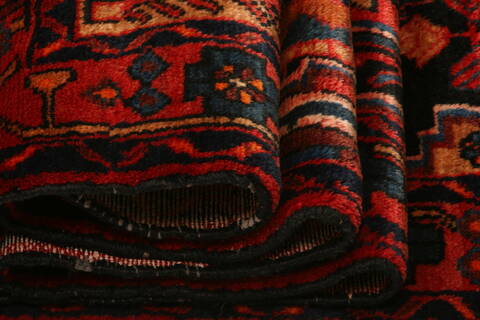 Nahavand Red Runner Hand Knotted 38 X 131  Area Rug 100-24729 Image 4