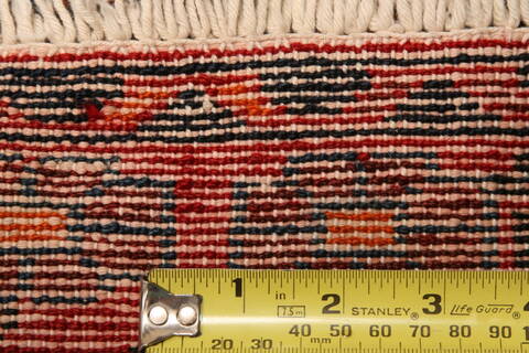 Nahavand Red Runner Hand Knotted 38 X 131  Area Rug 100-24729 Image 5