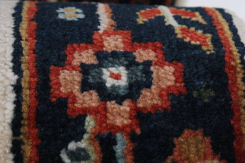 Karajeh Beige Runner Hand Knotted 20 X 511  Area Rug 250-24757 Image 10
