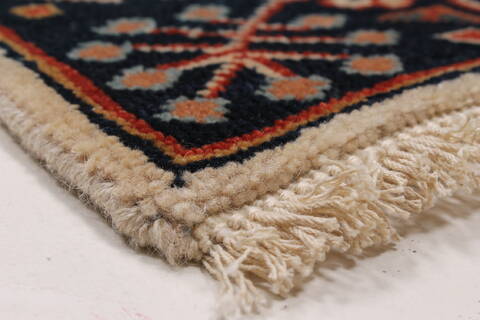 Karajeh Beige Runner Hand Knotted 20 X 511  Area Rug 250-24757 Image 7
