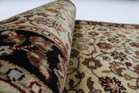 Kashmar Beige Runner Hand Knotted 29 X 61  Area Rug 250-24788 Image 10