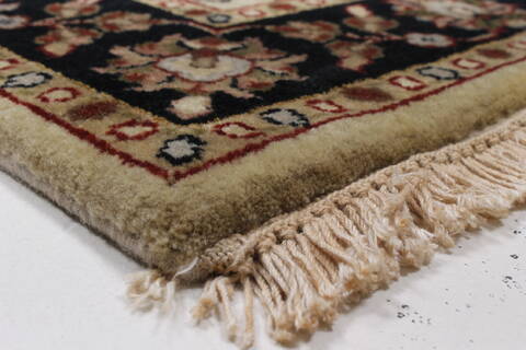 Kashmar Beige Runner Hand Knotted 29 X 61  Area Rug 250-24788 Image 6