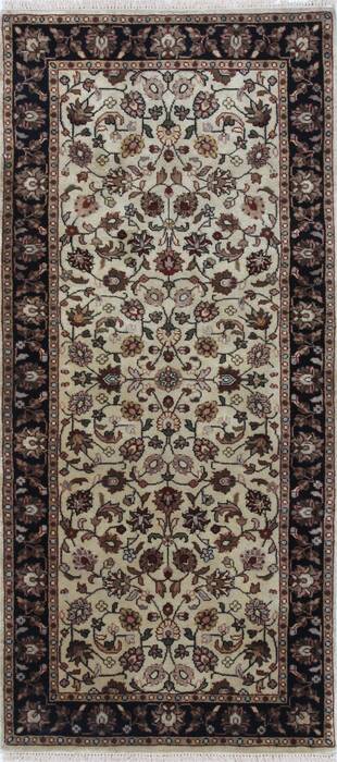 Kashmar Beige Runner Hand Knotted 29 X 61  Area Rug 250-24788 Image 0