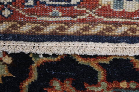 Serapi Blue Runner Hand Knotted 27 X 60  Area Rug 250-24800 Image 11