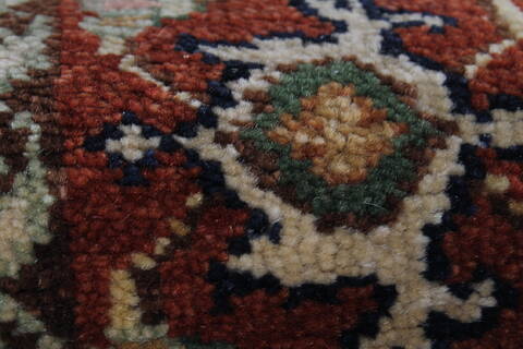 Serapi Blue Runner Hand Knotted 27 X 60  Area Rug 250-24800 Image 8