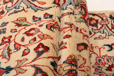 Kashmar Beige Runner Hand Knotted 27 X 135  Area Rug 100-24801 Image 3