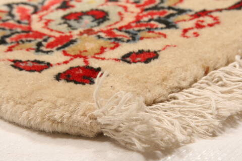 Kashmar Beige Runner Hand Knotted 27 X 135  Area Rug 100-24801 Image 9