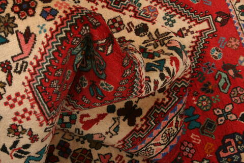 Abadeh Red Runner Hand Knotted 29 X 64  Area Rug 100-24803 Image 2