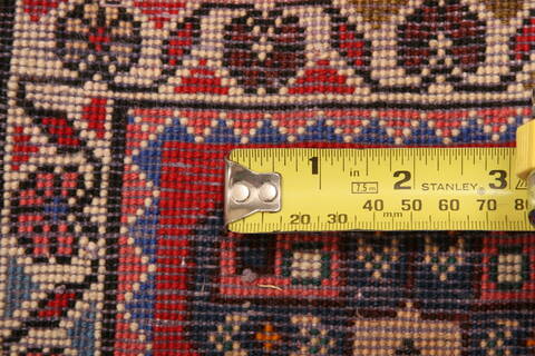 Abadeh Red Runner Hand Knotted 29 X 64  Area Rug 100-24803 Image 5