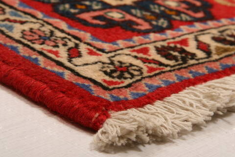 Abadeh Red Runner Hand Knotted 29 X 64  Area Rug 100-24803 Image 7