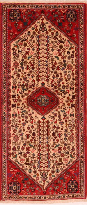 Abadeh Red Runner Hand Knotted 29 X 64  Area Rug 100-24803 Image 0