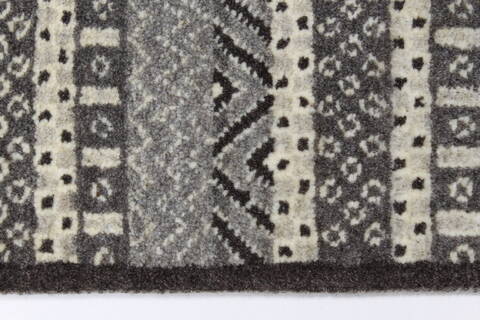 Modern Grey Runner Hand Knotted 26 X 61  Area Rug 250-24807 Image 1