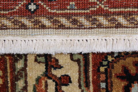 Serapi White Runner Hand Knotted 26 X 60  Area Rug 250-24822 Image 10