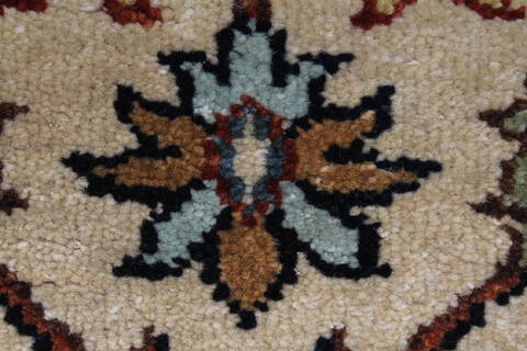 Serapi White Runner Hand Knotted 26 X 60  Area Rug 250-24822 Image 6