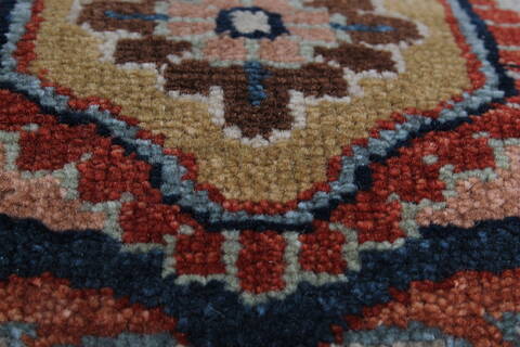 Mahal Beige Runner Hand Knotted 20 X 511  Area Rug 250-24826 Image 6