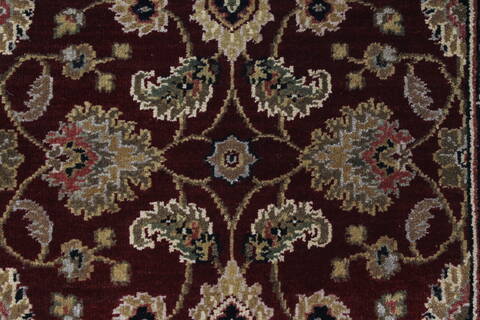 Kashan Red Runner Hand Knotted 20 X 62  Area Rug 250-24829 Image 3
