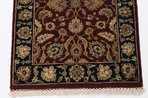 Kashan Red Runner Hand Knotted 20 X 62  Area Rug 250-24829 Image 4