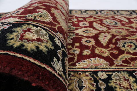 Kashan Red Runner Hand Knotted 20 X 62  Area Rug 250-24829 Image 9