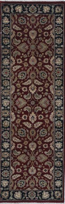 Kashan Red Runner Hand Knotted 20 X 62  Area Rug 250-24829 Image 0