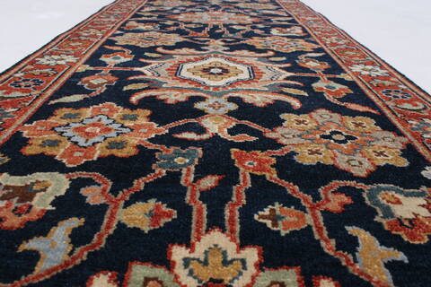 Serapi Blue Runner Hand Knotted 20 X 511  Area Rug 250-24831 Image 2