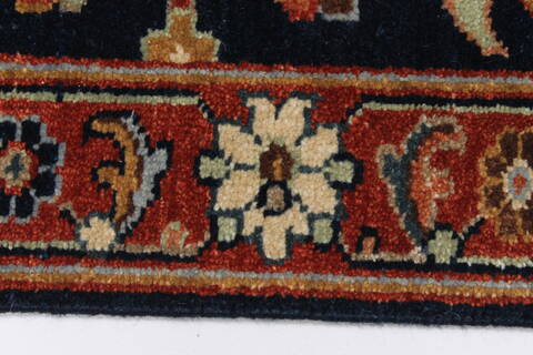 Serapi Blue Runner Hand Knotted 20 X 511  Area Rug 250-24831 Image 3