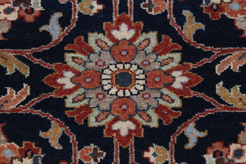 Serapi Blue Runner Hand Knotted 20 X 511  Area Rug 250-24831 Image 4