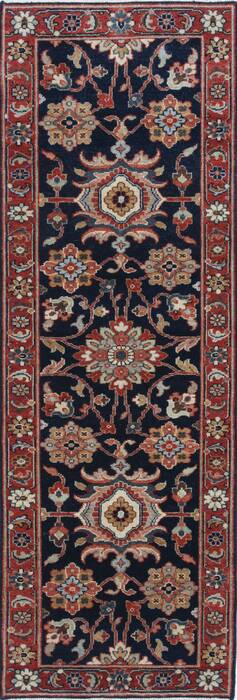 Serapi Blue Runner Hand Knotted 20 X 511  Area Rug 250-24831 Image 0