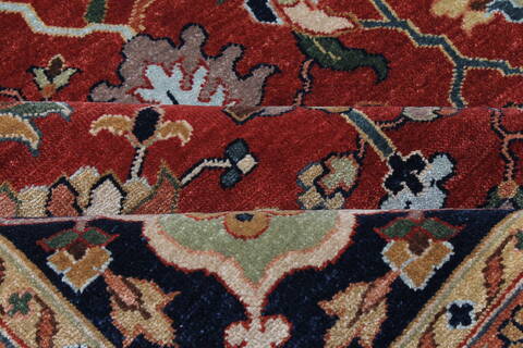 Serapi Red Hand Knotted 1111 X 150  Area Rug 250-24837 Image 12