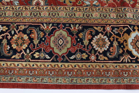 Serapi Red Hand Knotted 1111 X 150  Area Rug 250-24837 Image 2