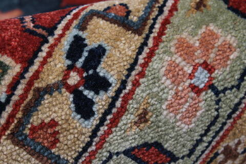Serapi Red Hand Knotted 1111 X 150  Area Rug 250-24837 Image 7