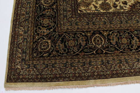 Tabriz Beige Hand Knotted 1110 X 152  Area Rug 250-24842 Image 5
