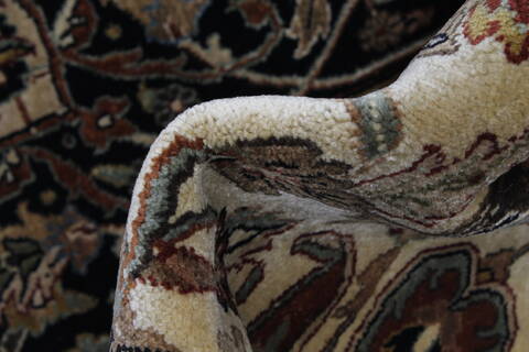 Tabriz Beige Hand Knotted 1110 X 152  Area Rug 250-24842 Image 9