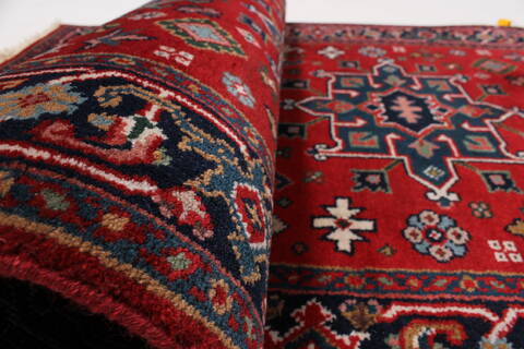 Karajeh Red Runner Hand Knotted 28 X 511  Area Rug 250-24843 Image 10