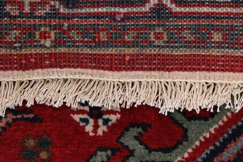 Karajeh Red Runner Hand Knotted 28 X 511  Area Rug 250-24843 Image 12