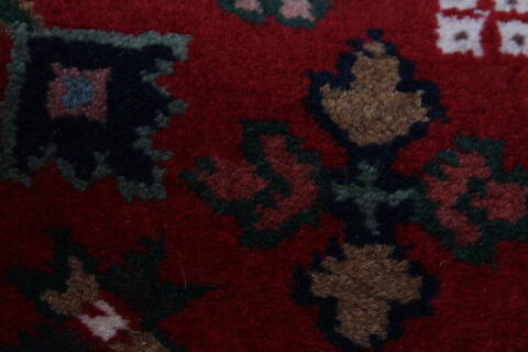 Karajeh Red Runner Hand Knotted 28 X 511  Area Rug 250-24843 Image 7