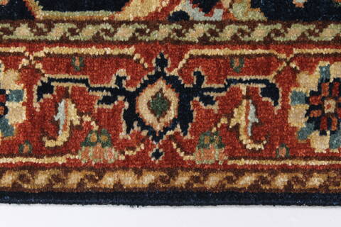 Serapi Blue Runner Hand Knotted 26 X 511  Area Rug 250-24847 Image 3